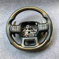 Gold Weave Carbon Fiber Steering Wheel Fits Ford F150 / Raptor 2021+