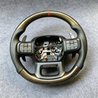 Gold Weave Carbon Fiber Steering Wheel Fits Ford F150 / Raptor 2021+
