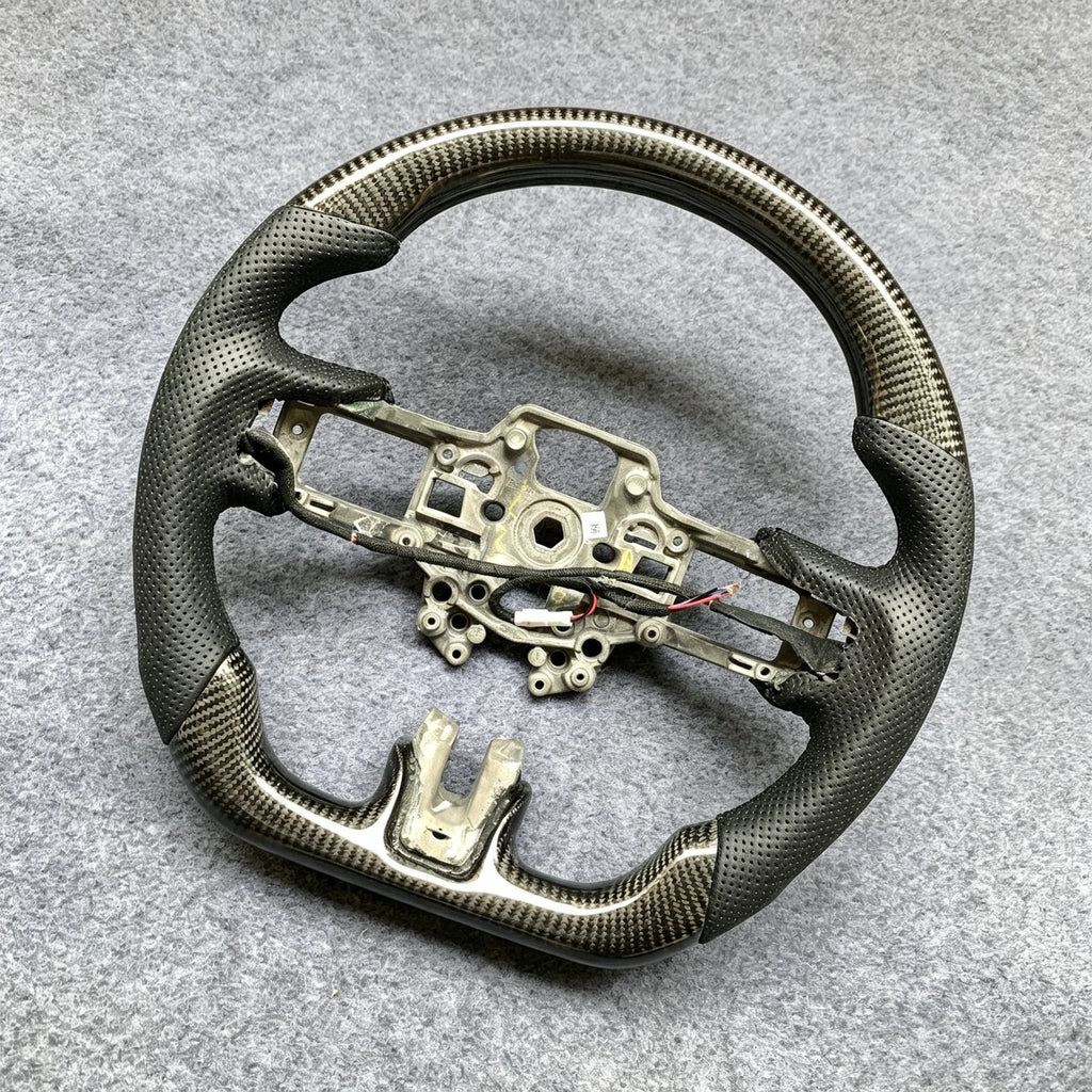 Carbon Fiber Steering Wheel Fits Ford Mustang 2015-2017