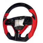 LED Carbon Fiber Steering Wheel Fits Maserati Ghibli 2014–2021