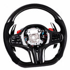 Carbon Fiber Steering Wheel Fits BMW M8, X5M, F90 M5, G80 M3, M4, M850i, X6M, X4M, X3M 2017-2021