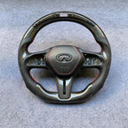 LED Carbon Fiber Steering Wheel Fits Infiniti Q50 Q50L 2018+