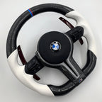 BMW F-Chassis Carbon Fiber Steering Wheel, Fits 3/4/5/6/7 Series & X3-X6