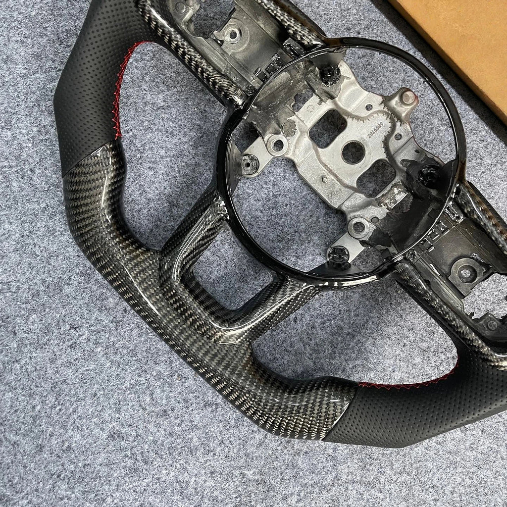 Carbon Fiber Steering Wheel For Jeep Wrangler Gladiator 2018‑2026