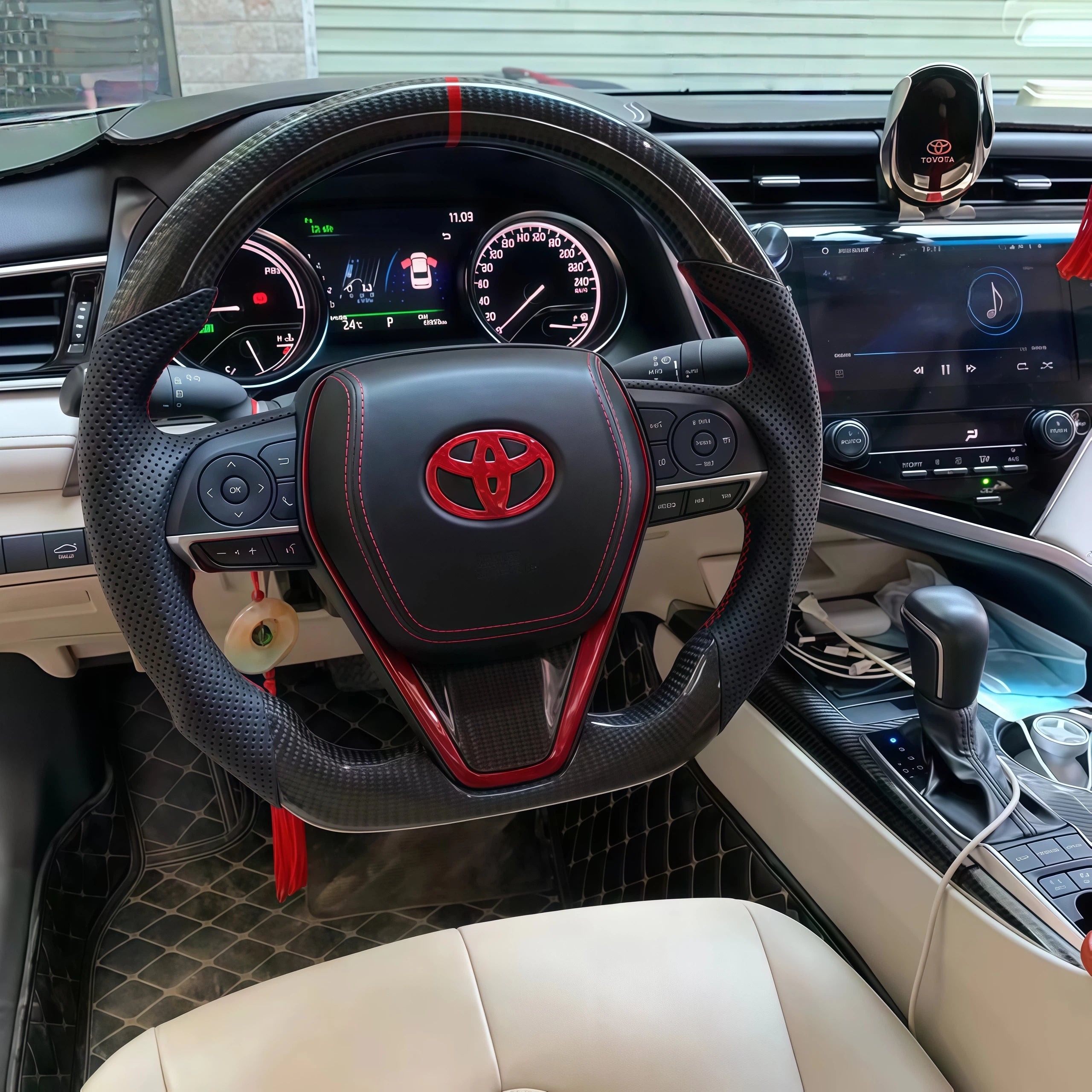 Carbon Fiber Steering Wheel for Toyota Camry