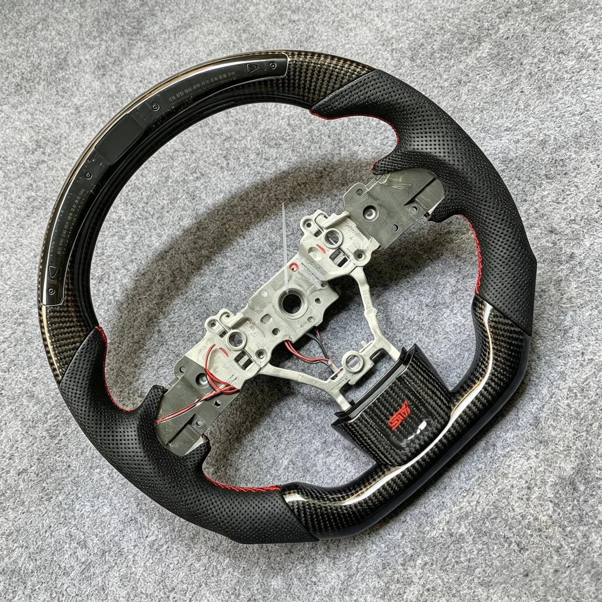 LED Carbon Fiber Steering Wheel Fits Subaru WRX / STI 2015+