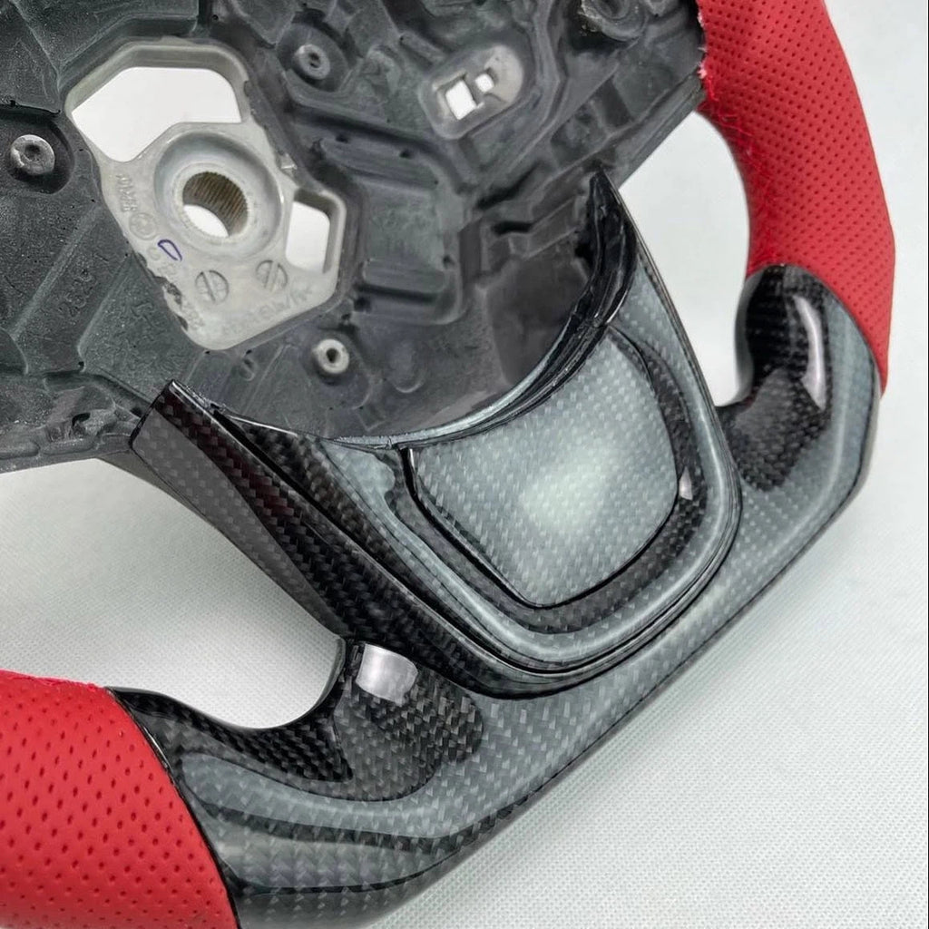 LED Carbon Fiber Steering Wheel For Toyota Supra A90