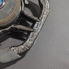 LED Forged Carbon Fiber Steering Wheel with Alcantara Grips, Fits BMW 3 Series G20/G28, G80 M3 & F82 M4