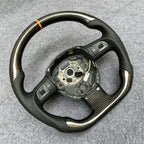 Carbon Fiber Steering Wheel Fits Audi A6 C6 A4 B7 A8 S8 Q7
