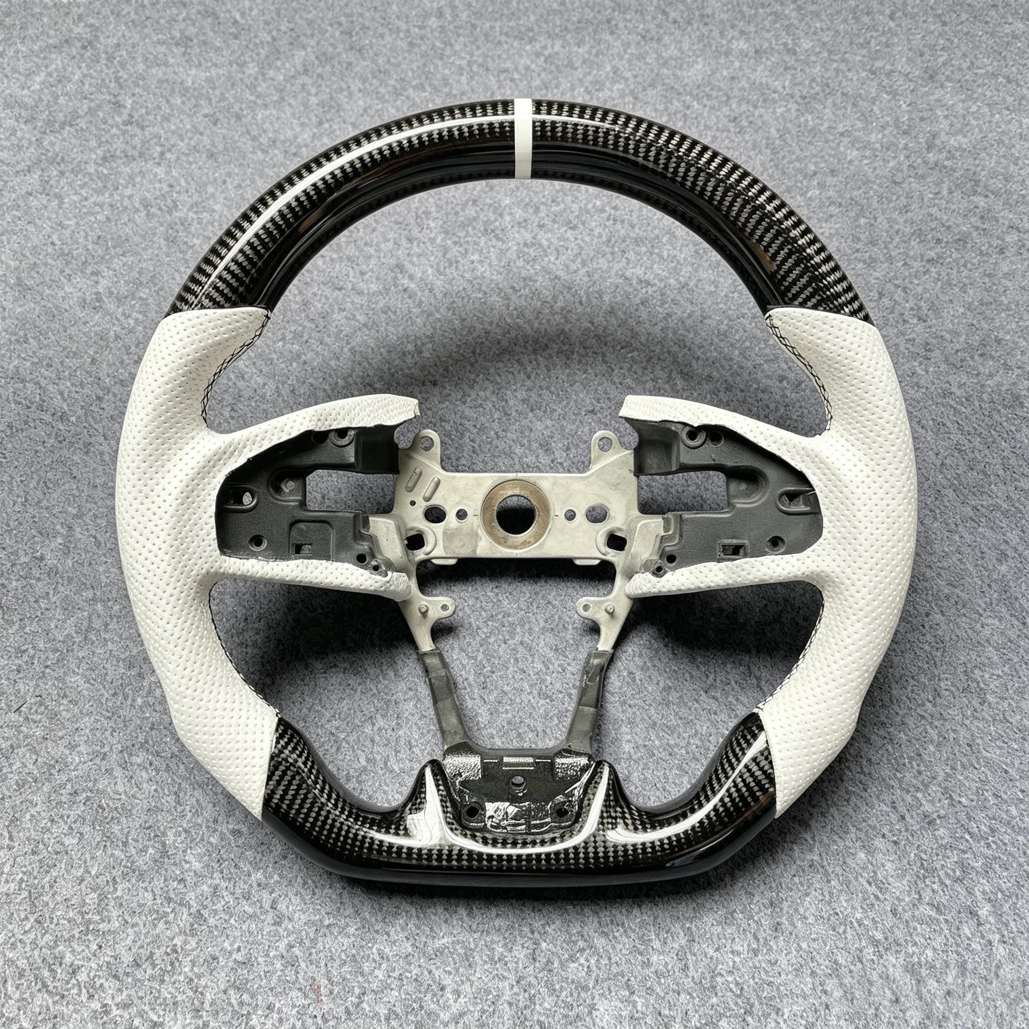 Custom Carbon Fiber Steering Wheel For 2016-2021 Honda Civic FK8
