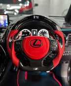 LED Carbon Fiber Steering Wheel Fits Lexus NX