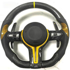 Carbon Fiber Steering Wheel Fits BMW M2 M3 M4 M5 M6, F10 F30 and X1-X6 Series
