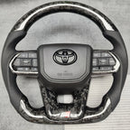 Forged Carbon Fiber Steering Wheel For Toyota LC300
