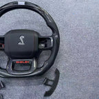 LED Carbon Fiber Steering Wheel Fits Ford F-150 2021-2026