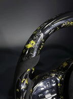 809 AMG Gold Foil Forged Carbon Fiber Steering Wheel Fits Mercedes W205 C-Class, W213 E-Class, X253 GLC & C257 CLS