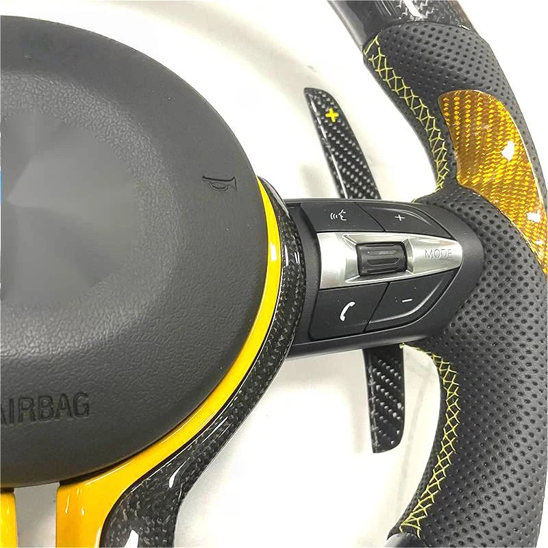 Carbon Fiber Steering Wheel Fits BMW M2 M3 M4 M5 M6, F10 F30 and X1-X6 Series