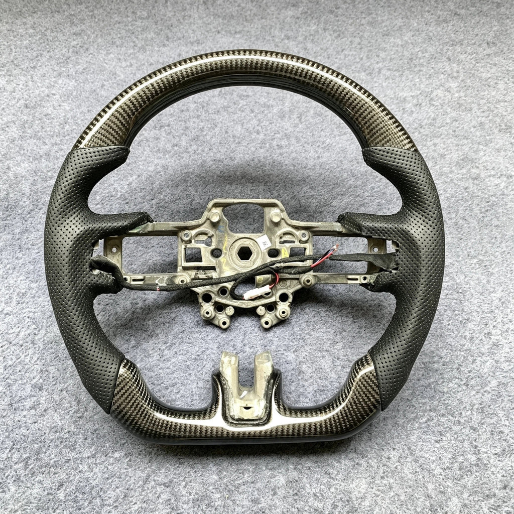 Carbon Fiber Steering Wheel Fits Ford Mustang 2015-2017