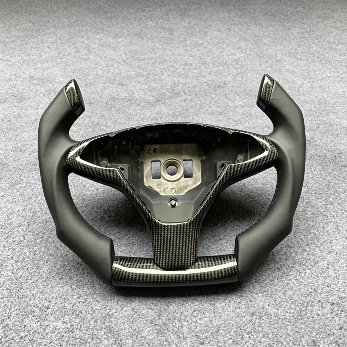 F1 Shape Carbon Fiber Steering Wheel For Tesla Model S / X