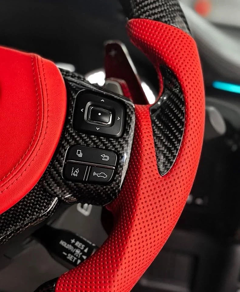 LED Carbon Fiber Steering Wheel Fits Lexus NX