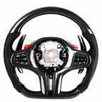 Carbon Fiber Steering Wheel Fits BMW M8, X5M, F90 M5, G80 M3, M4, M850i, X6M, X4M, X3M 2017-2021