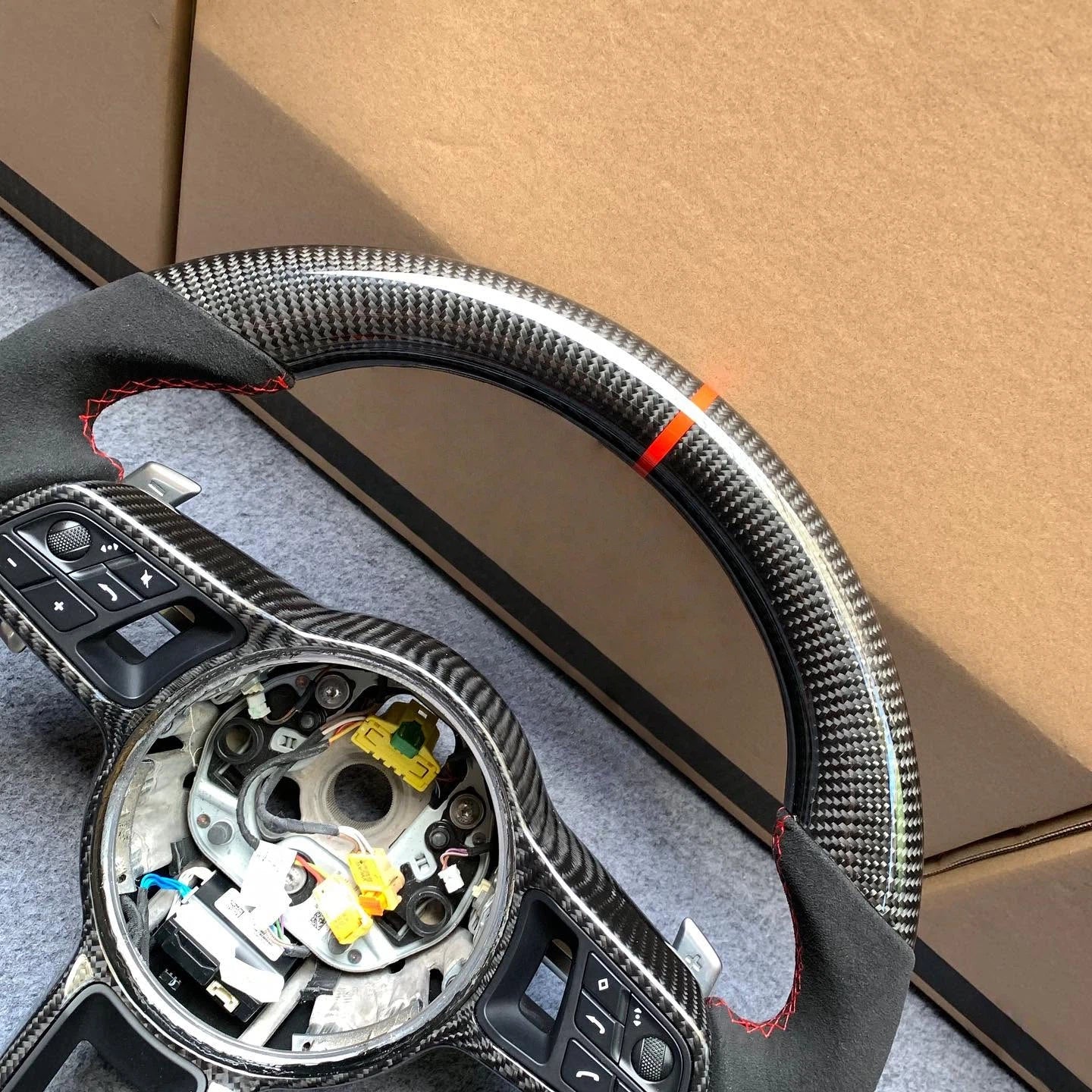 Carbon Fiber Steering Wheel Fits 2013-2019 Porsche 991 GT3
