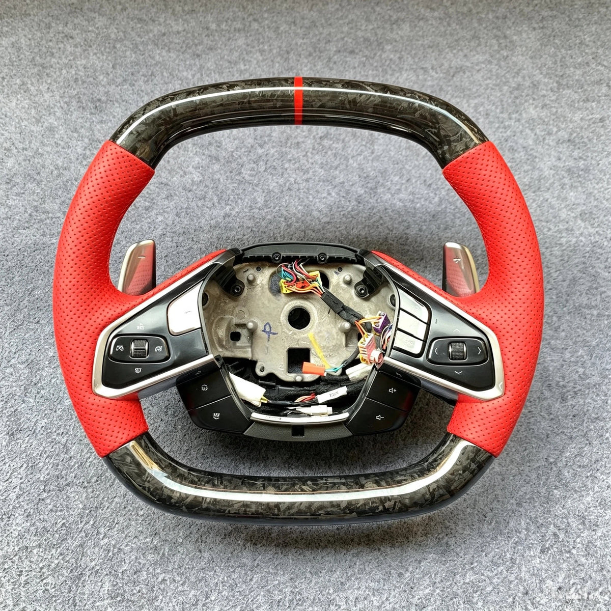 Forged Carbon Fiber Steering Wheel Fits Corvette C8 Z06 2020-2026
