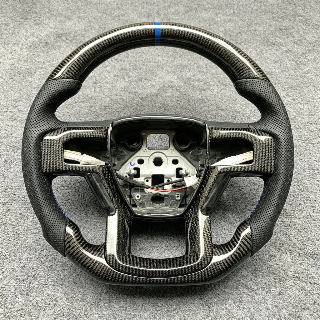 Carbon Fiber Steering Wheel Fits 2018-2020 Ford Expedition