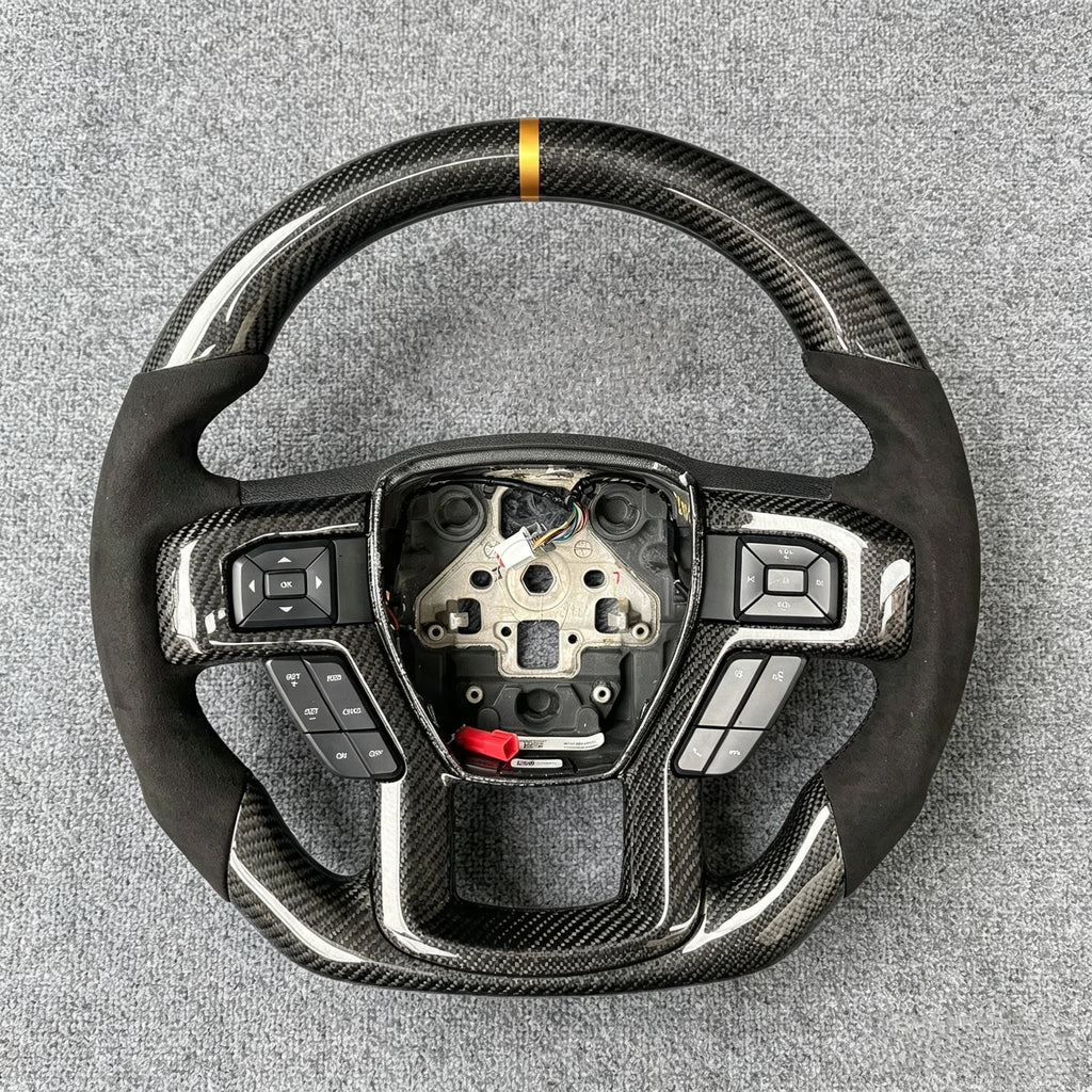 Custom Carbon Fiber Steering Wheel Fits 2018-2020 Ford Expedition