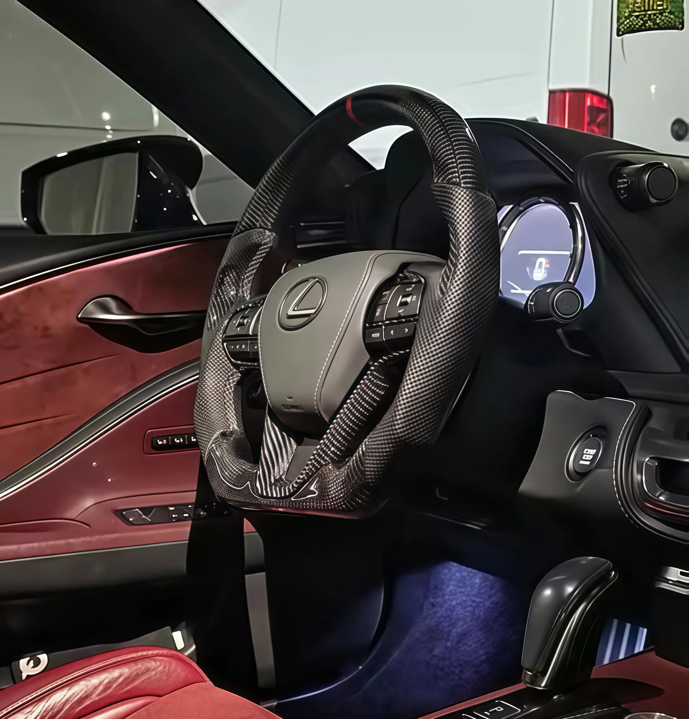 Carbon Fiber Steering Wheel for Lexus LS500 2019–2026