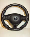 Carbon Fiber Steering Wheel Fits BMW M3 (E46), M5 (E39), X5 (E53)