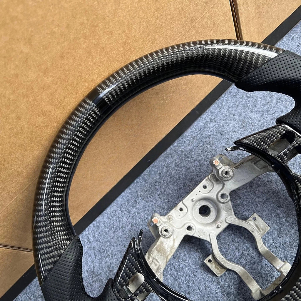 Carbon Fiber Steering Wheel Fits Nissan GTR R35