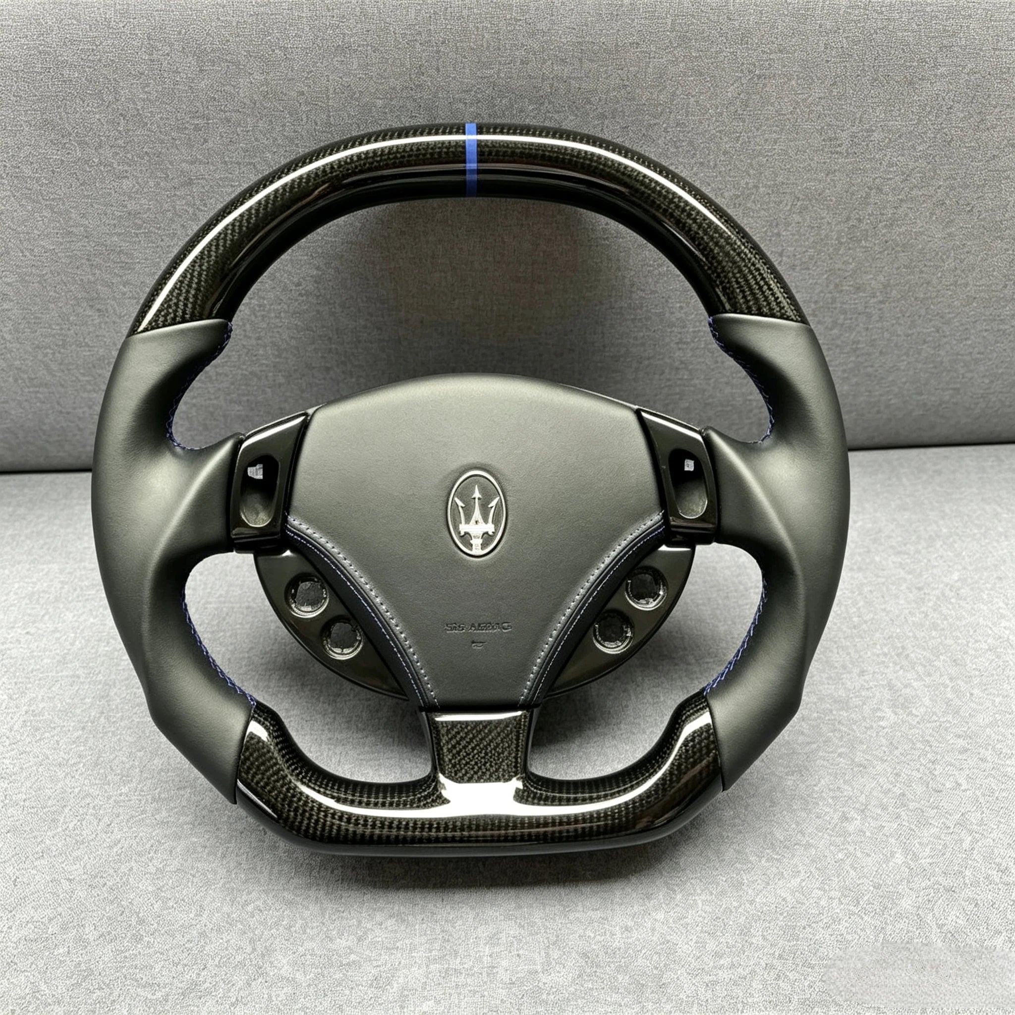 Carbon Fiber Steering Wheel Fits Maserati Quattroporte & GranTurismo (GT)