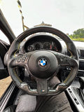 Carbon Fiber Steering Wheel Fits BMW M3 E46, 325i, 330i