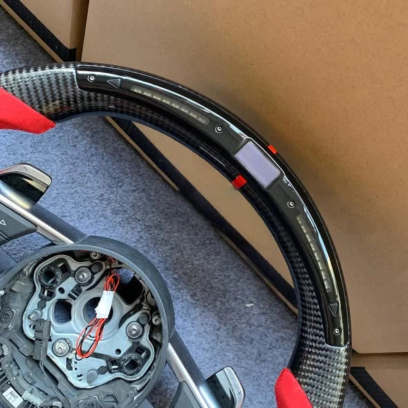 Carbon Fiber Steering Wheel For Audi TTRS TTS MK3 R8 MK2 2016-2026