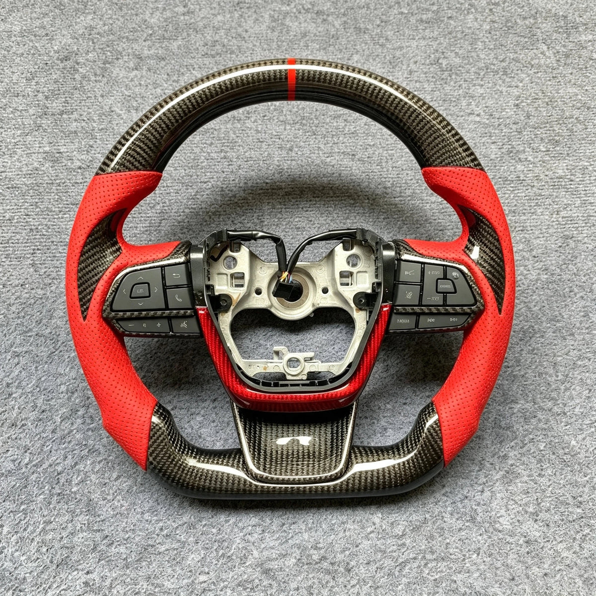 Carbon Fiber Steering Wheel Fits Toyota Highlander Sienna 2020-2026