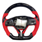 LED Carbon Fiber Steering Wheel Fits Maserati Ghibli 2014–2021
