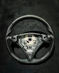 Perforated Leather Carbon Fiber Steering Wheel Fits 2002–2010 Porsche Cayenne 955 / 957