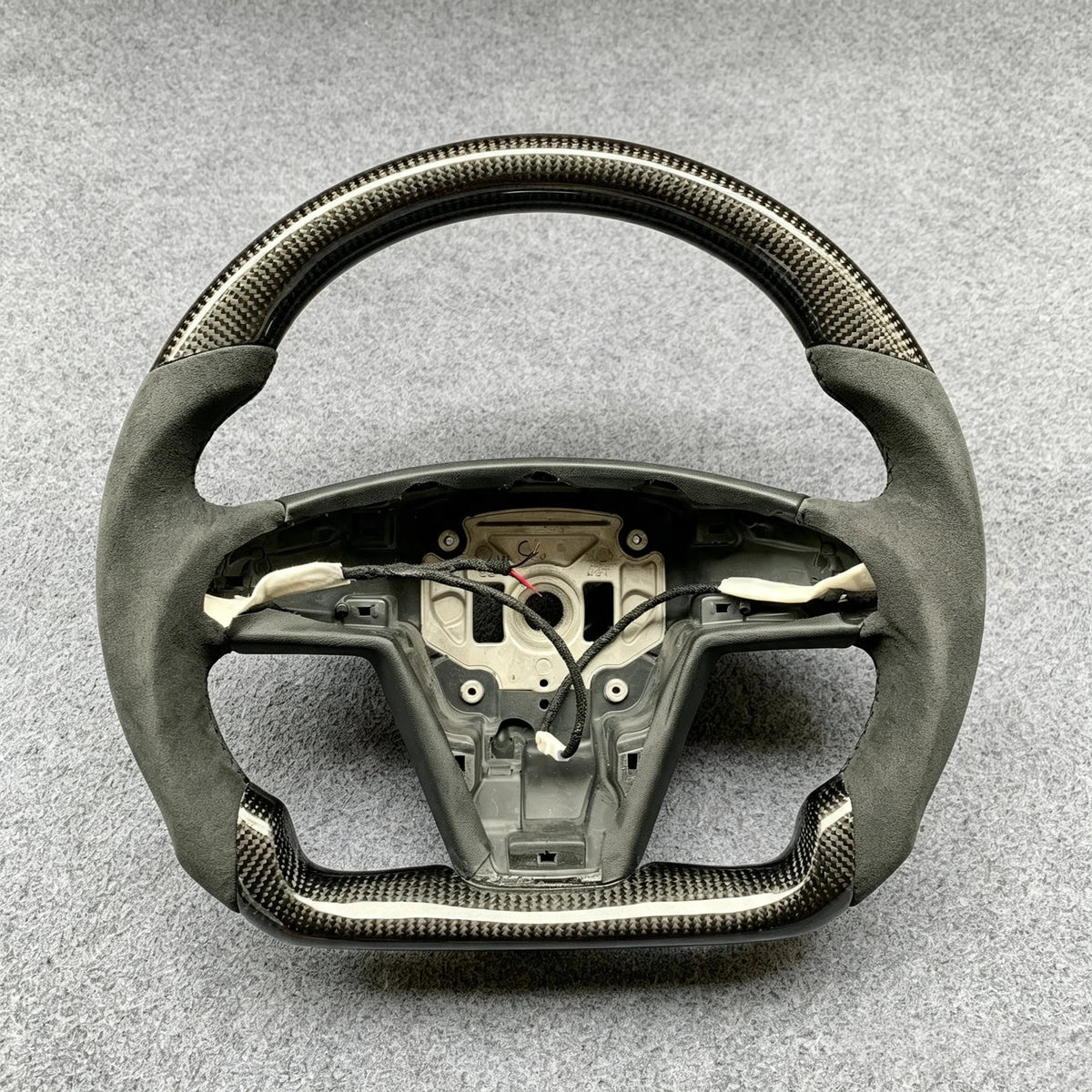 Alcantara Carbon Fiber Steering Wheel for Tesla Model S / Model X