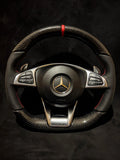 Carbon Fiber Steering Wheel Fits Mercedes-Benz W176, GLK350