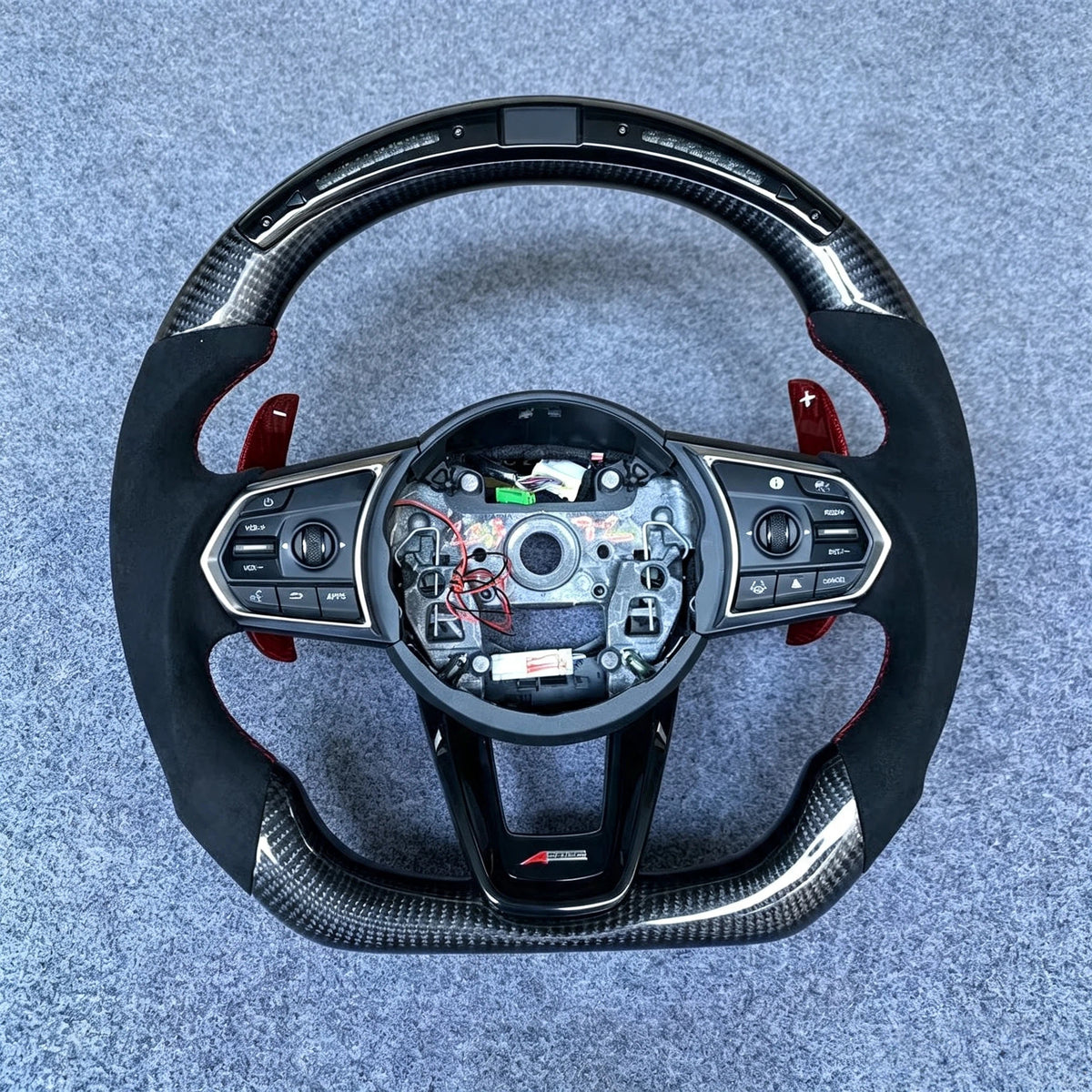LED Carbon Fiber Steering Wheel for Acura TLX MDX 2021+