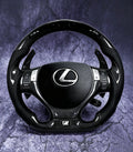 LED Carbon Fiber Steering Wheel Fits Lexus GS / ES / RX 2013-2015