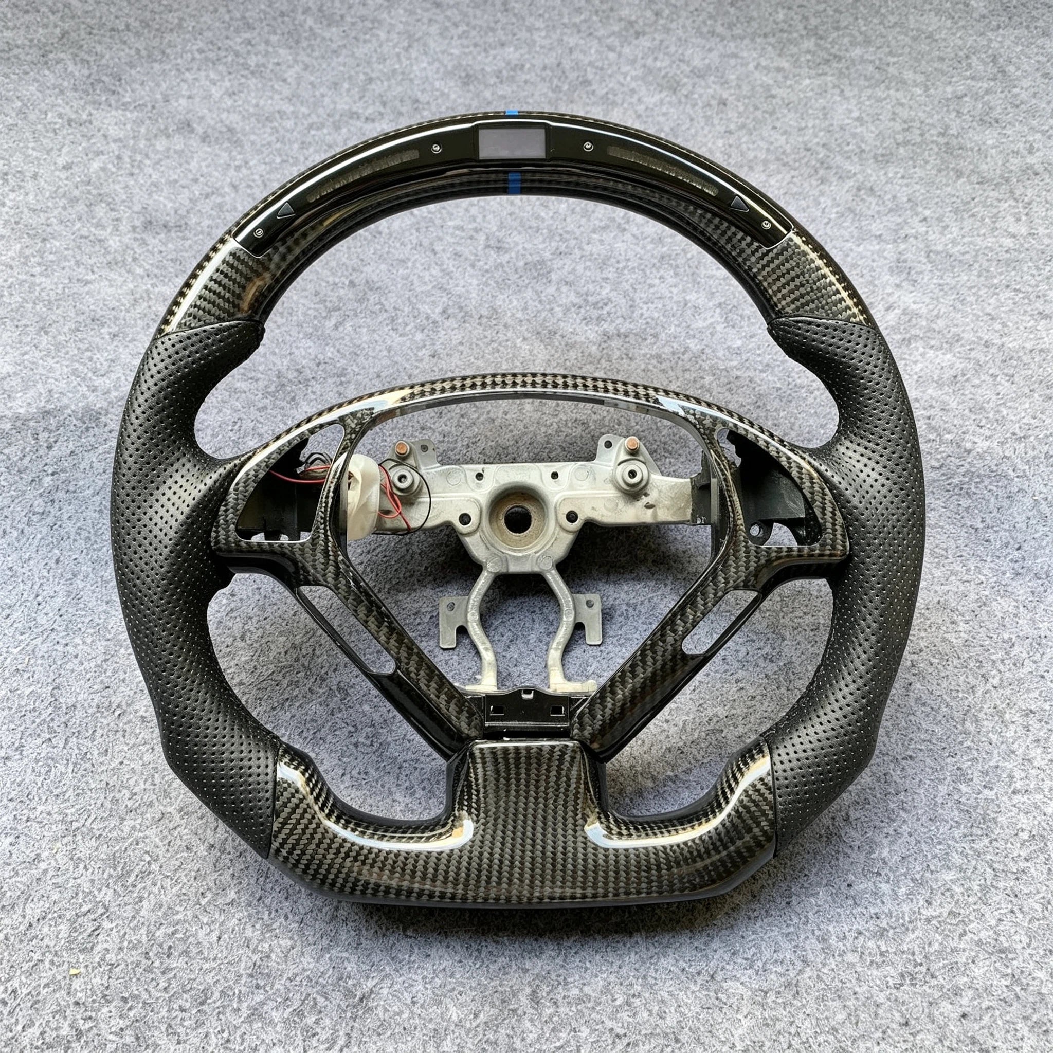 LED Carbon Fiber Steering Wheel Fits Infiniti G37