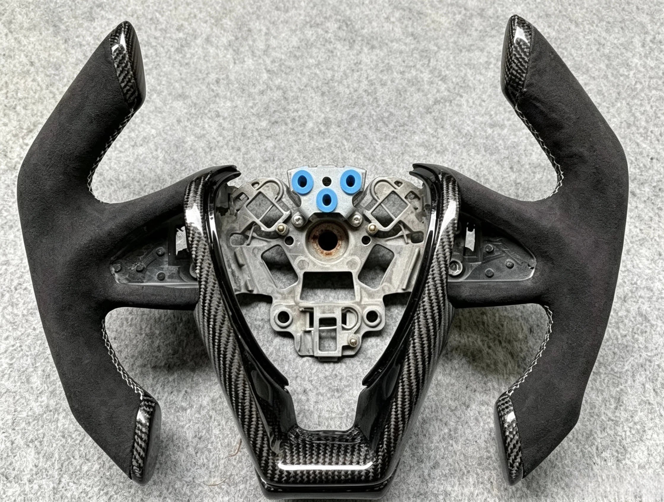 F1 Style Alcantara Carbon Fiber Steering Wheel Fits Nissan Maxima 2016-2018