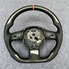 Carbon Fiber Steering Wheel Fits Audi A6 C6 A4 B7 A8 S8 Q7