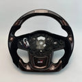 Red Reflective Carbon Fiber LED Steering Wheel For Toyota GR Supra A90