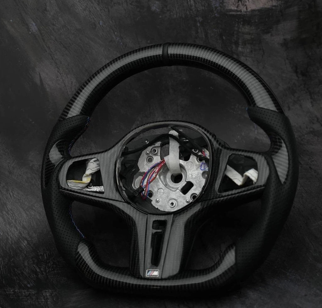 Carbon Fiber Steering Wheel for 2023 BMW M550i xDrive (G30 LCI)