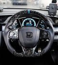 Forged Carbon Fiber Steering Wheel Fits Honda Civic FC 10th Gen Sedan