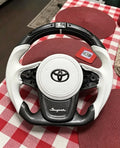 Custom LED Carbon Fiber Steering Wheel Fits Toyota Supra A90