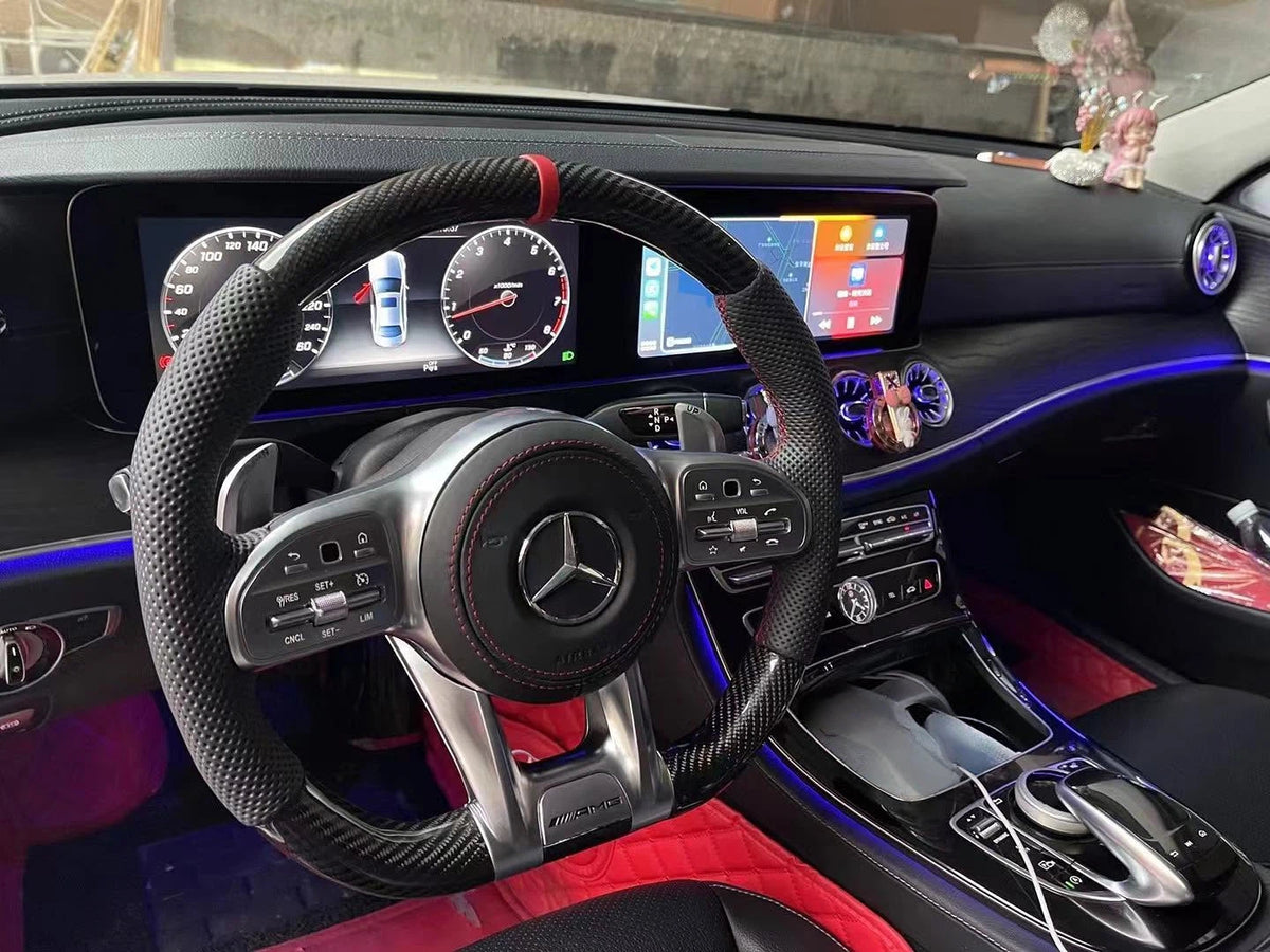 809 AMG Style Carbon Fiber Steering Wheel for Mercedes Benz GLE53 GLE63 AMG W167