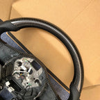 Carbon Fiber Steering Wheel Fits VW MK8 Golf GTI R Jetta 2020-2026